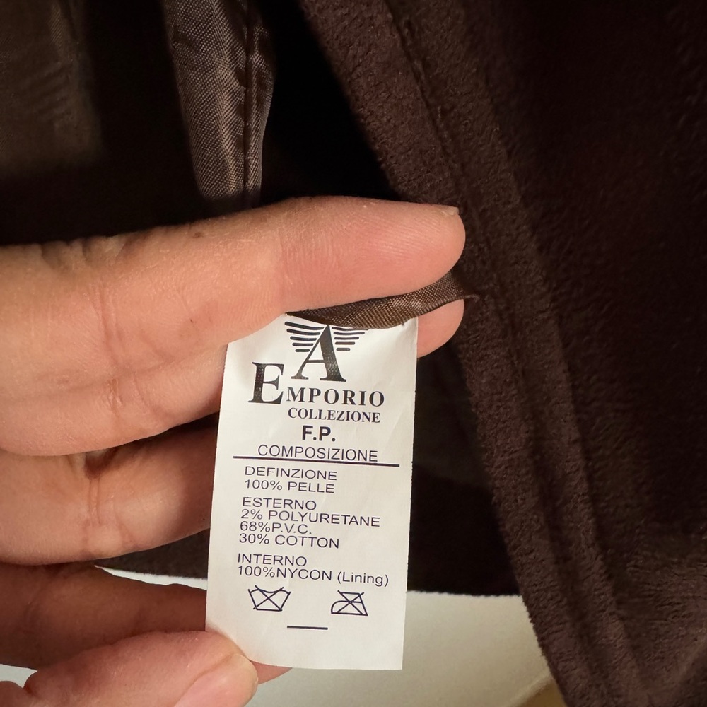 Vintage Emporio Collezione Brown Jacket – Size XL - Picture 6 of 10